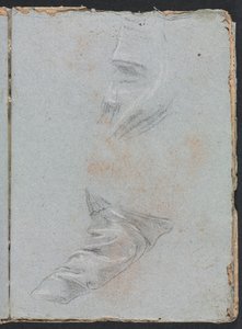 Verona Skissbok: Draperistudie sida 39, 1760. av Francesco Lorenzi