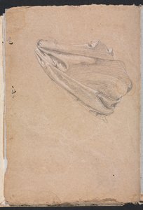 Verona Skissbok: Draperistudie sida 6, 1760. av Francesco Lorenzi