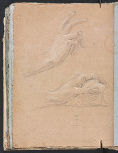 Verona Skissbok: Hands page 92, 1760. av Francesco Lorenzi