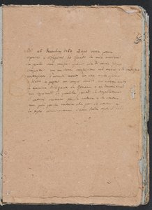 Verona Skissbok: Inskription sida 1, 1760. av Francesco Lorenzi