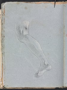 Verona Skissbok: Vänster ben sida 28, 1760. av Francesco Lorenzi
