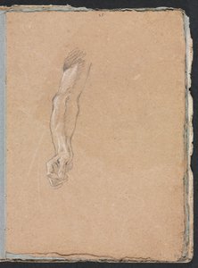 Verona Skissbok: Höger arm och hand sida 49, 1760. av Francesco Lorenzi