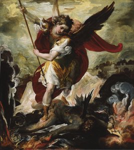 Saint Michael besegra Satan