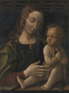 Jungfru och barn av Francesco Napoletano (attributed to)