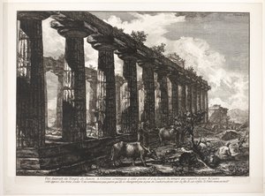 Athenas tempel i Paestum De tempel av Juno