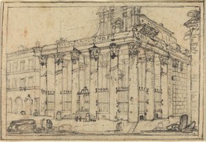 Antoninus och Faustinas tempel av Francesco Piranesi