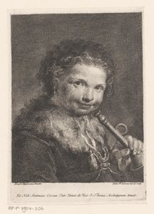 Pojke med trumpet av Francesco Polanzani
