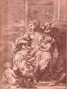 Välgörenhet, 1500-talet, 1903 av Francesco Primaticcio