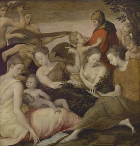 Musikkonsten, c.1565 av Francesco Primaticcio