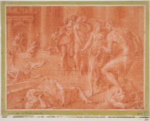 Odysseus befiehlt die Tötung von Penelopes Dienern