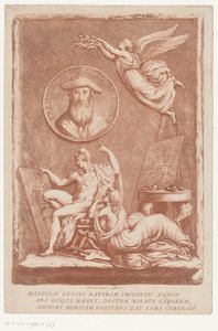 Allegori över konstnären Francesco Mazzoli, känd som Parmigianino