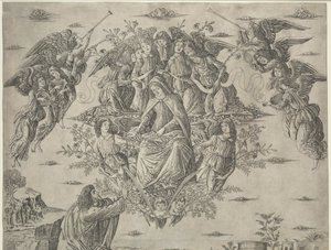 Jungfruns antagande av Francesco Rosselli