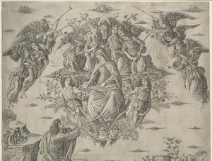 Jungfruns antagande, ca. 1495.
