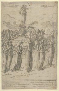 Kyskhetens triumf, ca. 1480-90. av Francesco Rosselli