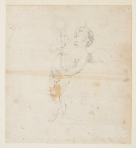 Ängel som bär en monstrans av Francesco Solimena