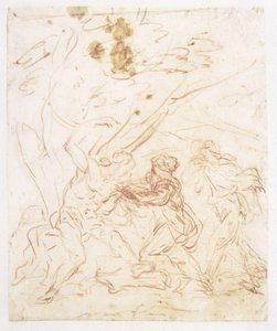 St Sebastian sköts av St Irene av Francesco Solimena