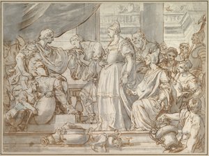 Scipios återhållsamhet av Francesco Solimena
