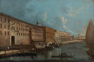 Francesco Tironi Vy över Venedigs Markusbassäng