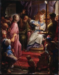 Kristus inför Kaifas av Francesco Trevisani