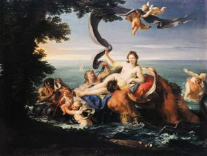 Triumf av Galatea, av Francesco Trevisani (1656-1746), olja på duk.