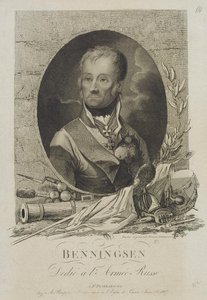 Porträtt av greve Levin Leonty August Theophil von Bennigsen 1745-1826, 1807