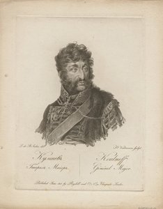 Yakov Petrovich Kulnev 1763-1812, 1813 av Francesco Vendramini