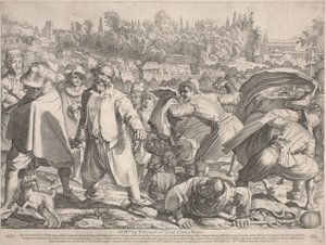 Brutto Buono stenad av sina fiender av Francesco Villamena