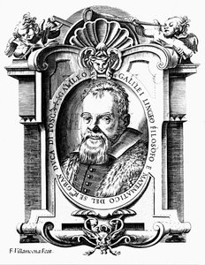 Galileo Galilei, italiensk astronom och matematiker, tidigt 1600-tal