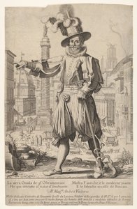 Giovanni Alto Johann Alten, Ioannes Altus står på Quirinal Hill i Rom, med honom...,