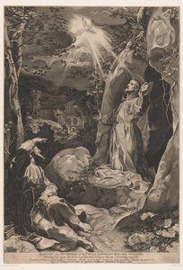 Saint Francis får stigmata