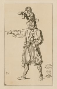 Jean le Grott av Luzern, påvens gardist, 1613