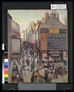 Rue Mouffetard (olja på duk)