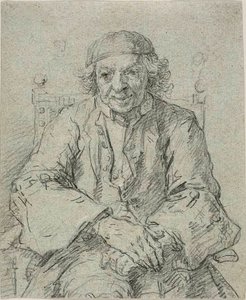 Porträtt av en gammal man av Francesco Zuccarelli