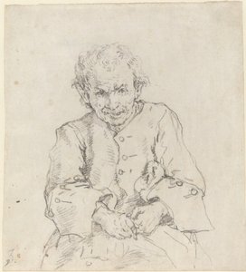 Sittande bonde av Francesco Zuccarelli