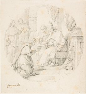 Angelo Maria Querini skapade kardinal av Benedikt XIII, 1709-87.