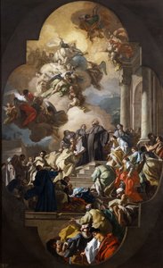 Vision av St. Benedictus