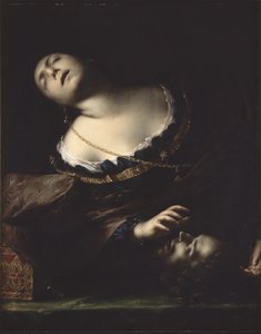 Herodias med baptistens huvud, 1633-35