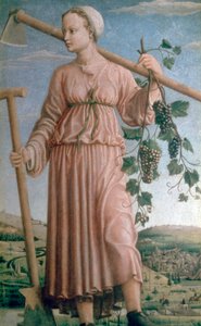 Allegori om hösten, 1400-talet