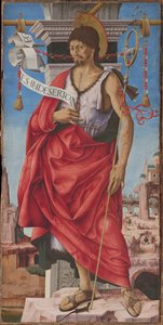 Griffoni Polyptyk: Johannes Döparen, ca 1472-1473. av Francesco del Cossa