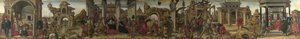 Scener ur Saint Vincent Ferrers liv, ca 1450-1475. av Francesco del Cossa,