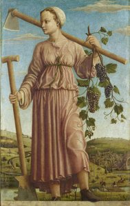 The Muse Polyhymnia, ca 1459. av Francesco del Cossa