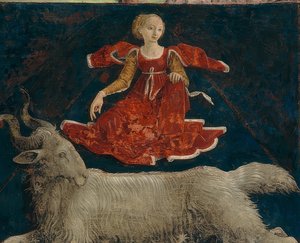 Väduren, mars månads stjärntecken. 1469/70 av Francesco del Cossa