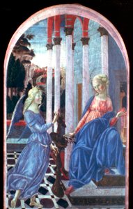 Kungörelse, c1470-1472 av Francesco di Giorgio Martini