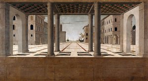Arkitektonisk Veduta, ca. 1490