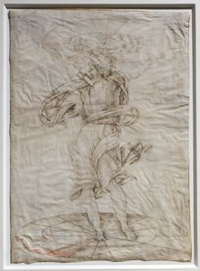 Atlas, ca 1472-74 (penna på pergament) av Francesco di Giorgio Martini