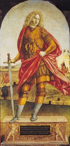 Publius Scipio Africanus (ca 235-183 f.Kr.) (olja på panel)
