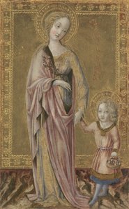 Saint Dorothy and the Infant Christ, ca 1460