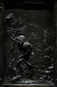 Sankt Jerome Penitent, ca 1470-75 (patinerad brons) av Francesco di Giorgio Martini