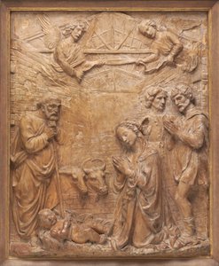 Tillbedjan av herdarna av Francesco di Simone Ferrucci