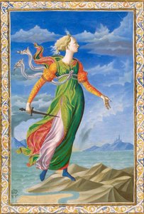 Allegori av Kartago, c1448. av Francesco di Stefano Pesellino
